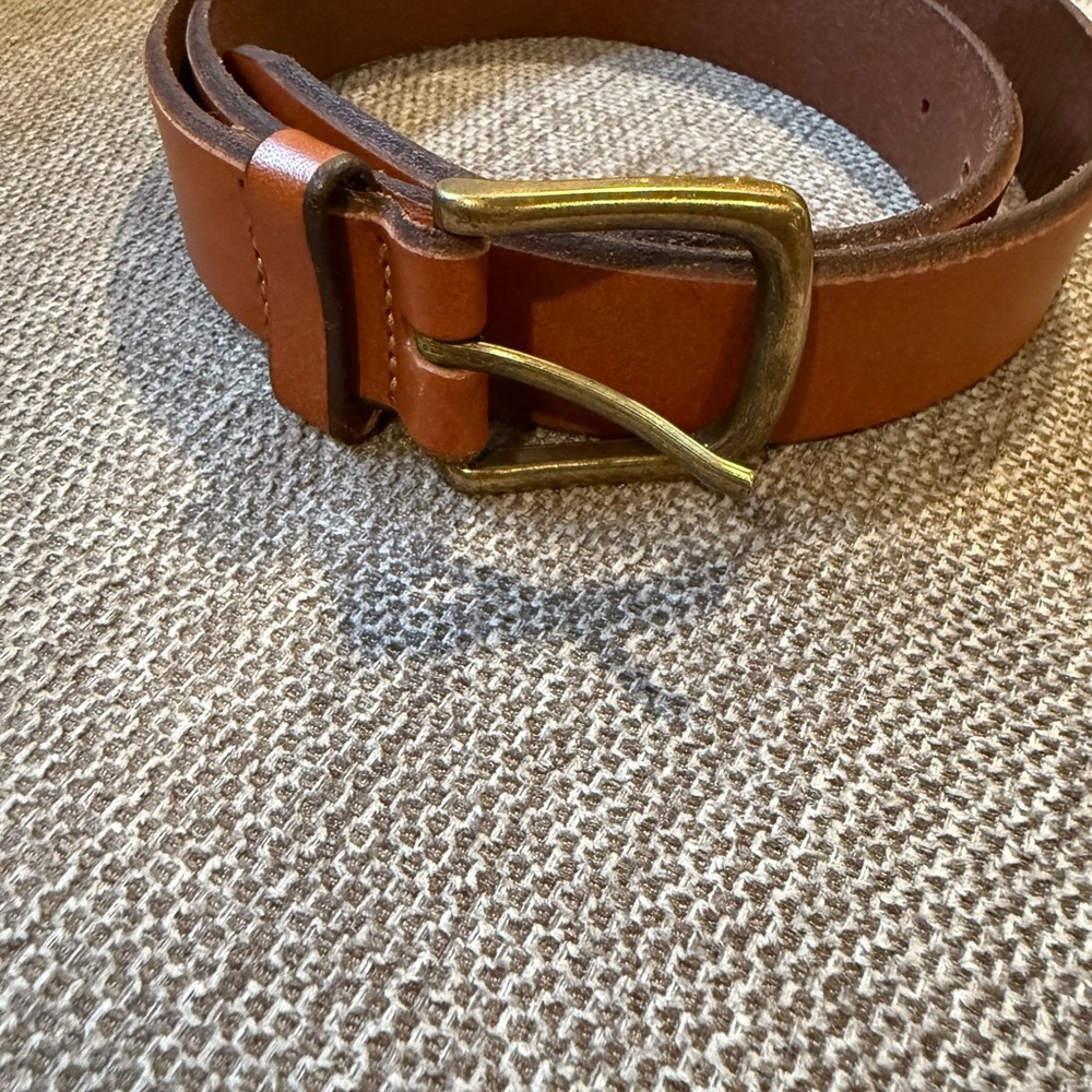 GAP Men's Brown Leather Belt 32